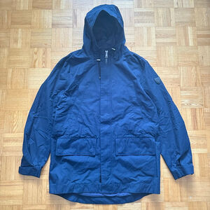 Polo Ralph Lauren Performance Coat Jacket Mens Large Black Full Zip Nylon Hooded